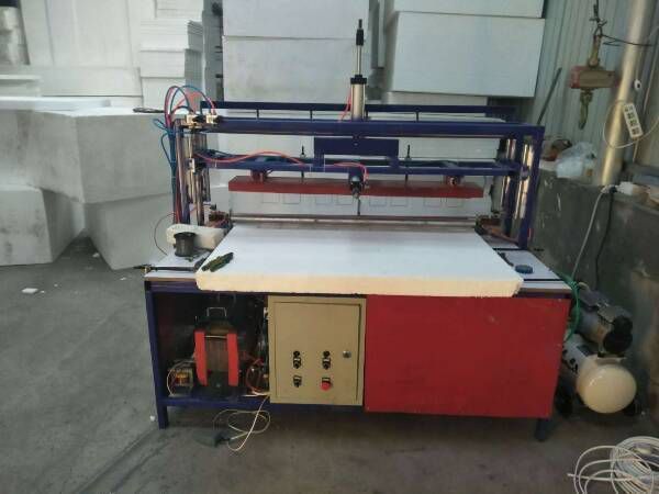 working video of styrofoam grooving machine from China